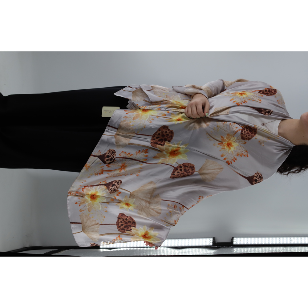 Floral print scarf